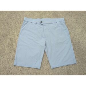 Greyson Chino Shorts Mens 38 Blue Inseam: 10" Performance Golf Preppy Casual